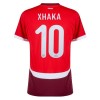 Oficiální Fotbalový Dres Švýcarsko Xhaka 10 Domácí ME 2024 pro Muži